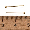Brass Ball Head Pins KK-H502-03B-G-3