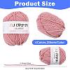 12 Skeins 4 Colors 4-Ply 60%Polyester 40%Acrylic Blended Yarn OCOR-FS0001-07E-3