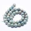 Natural Flower Amazonite Beads Strands X-G-O164-02-8mm-3