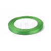 1/4 inch(6mm) Green Satin Ribbon for Hairbow DIY Party Decoration X-RC6mmY019-2