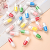 5 Colors Translucent Plastic Pendants KY-YW0001-81A-5