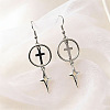 Zinc Alloy Dangle Earrings WGD9300-01-2