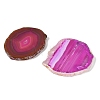 Natural Druzy Agate Slice Cabochons G-F826-E06-2