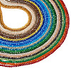 23 Strands 23 Colors Electroplate Glass Beads Strands EGLA-TA0013-80C-4