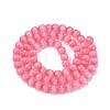 Glass Imitation Cat Eye Beads Strands GLAA-N074-03A-05-2