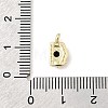 Brass Micro Pave Cubic Zirconia Pendants KK-L262-12G-3
