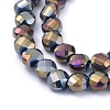 Electroplate Glass Beads Strands EGLA-J149-A-6mm-FR06-3
