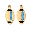 304 Stainless Steel Enamel Pendants STAS-Z190-07G-02-1