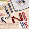 10M 4 Colors Printed Cotton Ribbon OCOR-FG0003-32-4