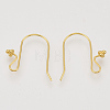 Brass Earring Hooks X-KK-N216-29-3
