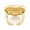 Brass Cuff Rings RJEW-U030-02G-03-3