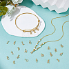26Pcs 26 Styles Brass Micro Pave Grade AAA Cubic Zirconia Charms ZIRC-BC0001-32G-4