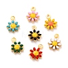 Brass Enamel Charms X-KK-K260-03G-RS-1