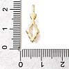 Brass Glass Pendants KK-U061-20G-M-4