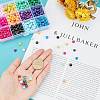 720Pcs 12 Colors Drawbench Glass Beads Strands DGLA-PH0002-08-6