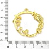 Ocean Theme Alloy Open Back Bezel Pendants PALLOY-F321-03A-G-3