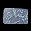 Cat Shape DIY Pendant Silhouette Silicone Molds X-SIL-F010-01-5
