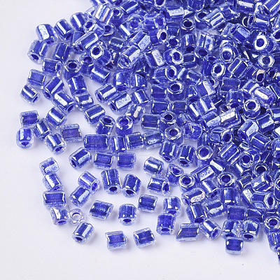8/0 Two Cut Glass Seed Beads SEED-S033-10A-02-1