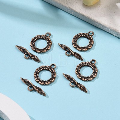 Tibetan Style Toggle Clasps RLF11359Y-NF-1