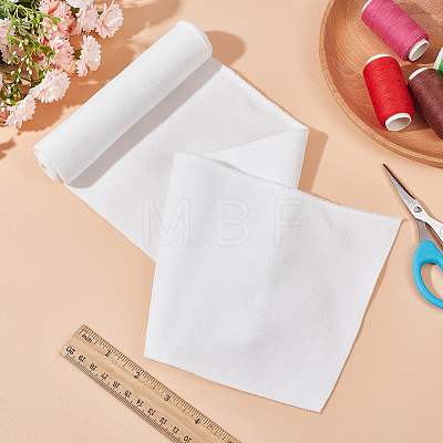 Polyester Strechy Kintted Rib Fabric FIND-WH0137-25B-1