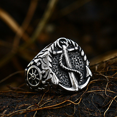 304 Stainless Steel Finger Rings for Men FS-WG78993-18-1