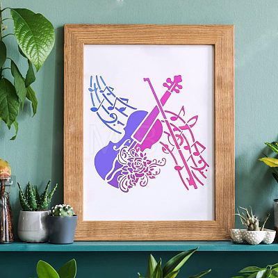Plastic Reusable Drawing Painting Stencils Templates DIY-WH0172-186-1