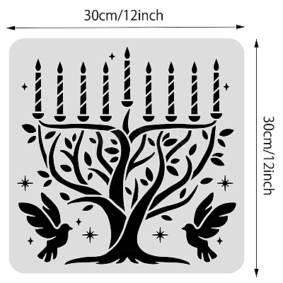 Large Plastic Reusable Drawing Painting Stencils Templates DIY-WH0172-768-1