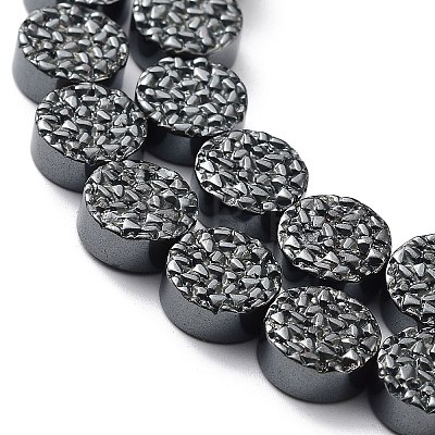 Synthetic Non-Magnetic Hematite Beads Strands G-H303-B09-1
