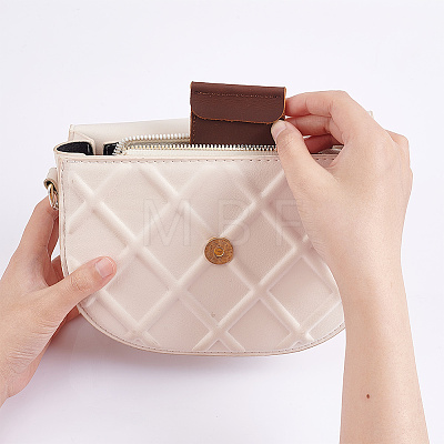 Rectangle PU Leather Ring Bags ABAG-WH0047-01C-1