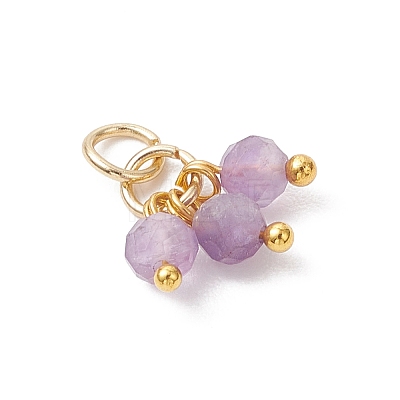 Natural Gemstone Pendants PALLOY-JF05141-02-1