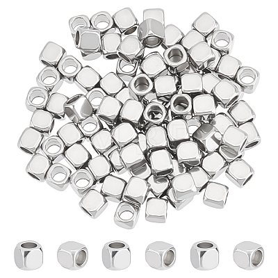 100Pcs 304 Stainless Steel Beads STAS-UN0056-57-1