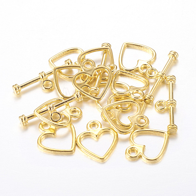 Alloy Toggle Clasps X-LF1178Y-NFG-1