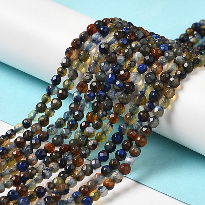 Natural Agate Beads Strands G-H302-A01-07-1