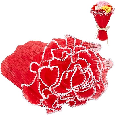 1 Bag Polyester Flower Bouquet Wrapping Mesh Paper OCOR-BC0007-29D-1