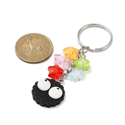 Biscuits with Eyes Resin Pendant Keychain KEYC-JKC00635-1