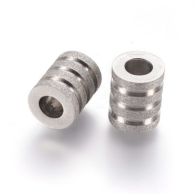 304 Stainless Steel European Beads STAS-E454-41P-1