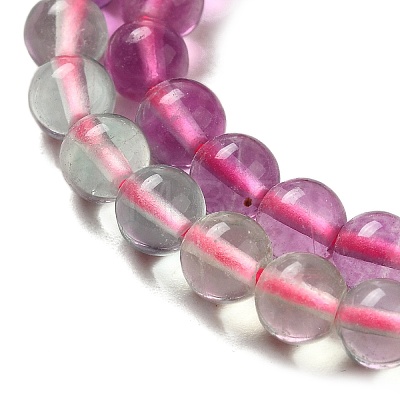 Gradient Color Natural Fluorite Beads Strands G-Z049-A01-01-1