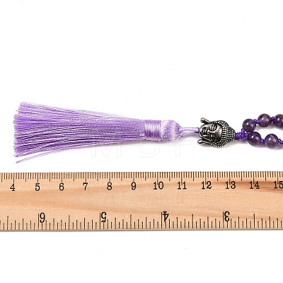 Tassel Pendant Necklaces NJEW-P191-A05-1