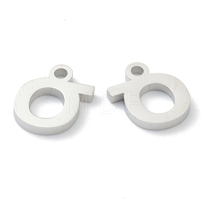 304 Stainless Steel Charms STAS-G244-01S-1