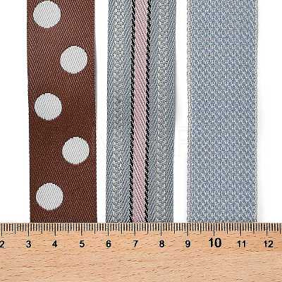 9 Yards 3 Styles Polyester Ribbon SRIB-A014-F08-1