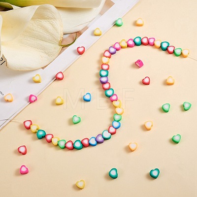 320Pcs 8 Colors Handmade Polymer Clay Beads CLAY-SZ0001-83-1
