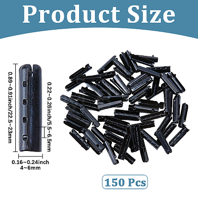 150Pcs Brass Aglets for Shoelaces KK-CY0001-14EB-1