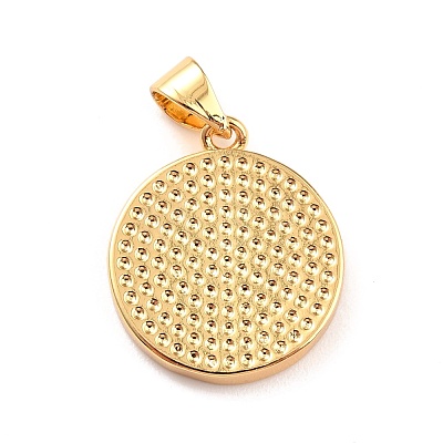Brass Enamel Pendants KK-P209-03G-RS-1