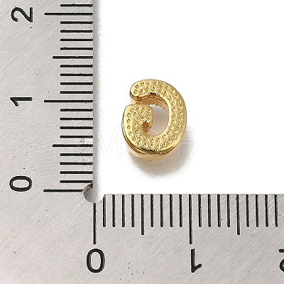 Rack Plating Brass Micro Pave Clear Cubic Zirconia Beads KK-G500-30G-G-1