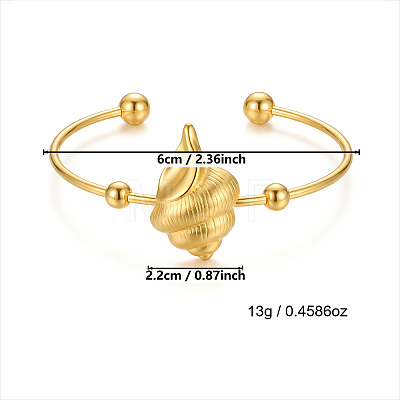 304 Stainless Steel Cuff Bangles WG08202-03-1