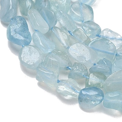 Natural Aquamarine Beads Strands G-P433-06A-1