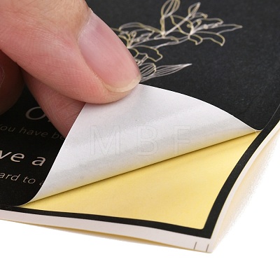 Coated Paper Sealing Stickers X-DIY-F085-02E-1