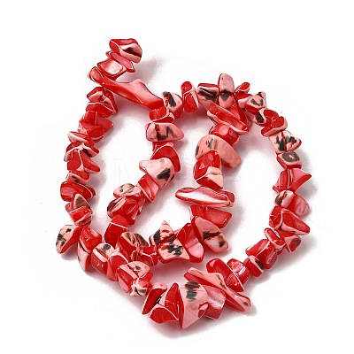 Natural Trochid Shell/Trochus Shell Beads Strands SHEL-B003-02I-1