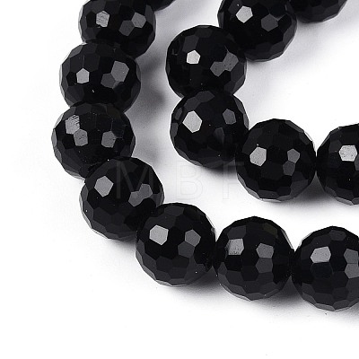 Opaque Solid Color Glass Bead Strands GLAA-R095-P10mm-02-1