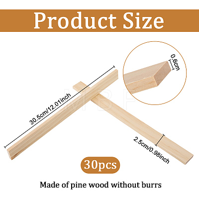 Wood Sticks DIY-WH0933-04D-1